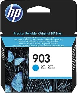 HP 903 Cartouche d'Encre Cyan Authentique (T6L87…